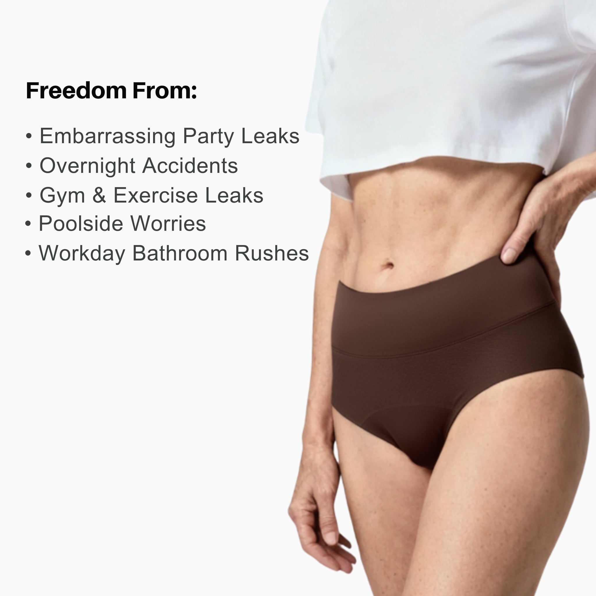 NEW: Soft & Secure Comfort Plus Leakproof Underwear