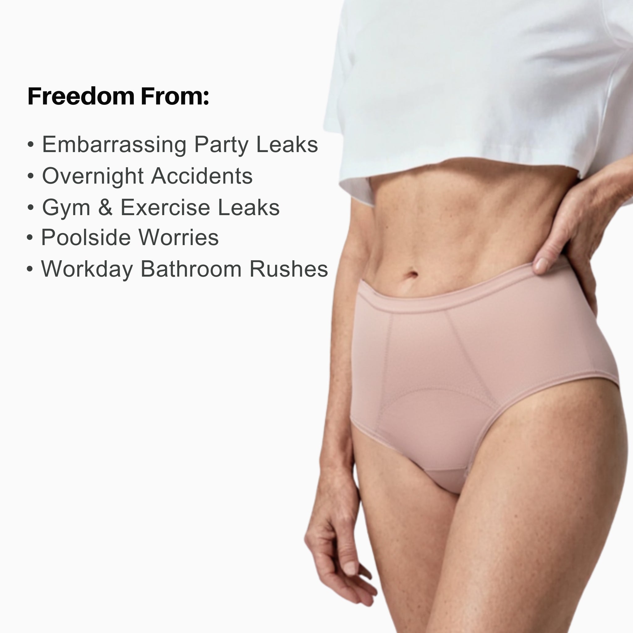 Soft & Secure High Waisted Leakproof Underwear