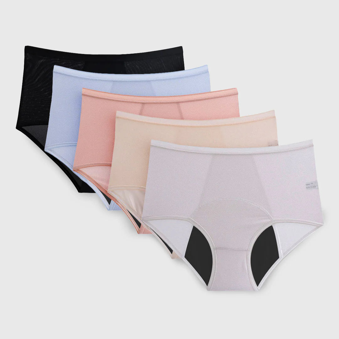 NEW: Leakproof High Waisted Undies Ultimate Protection (Classic 5-pack)