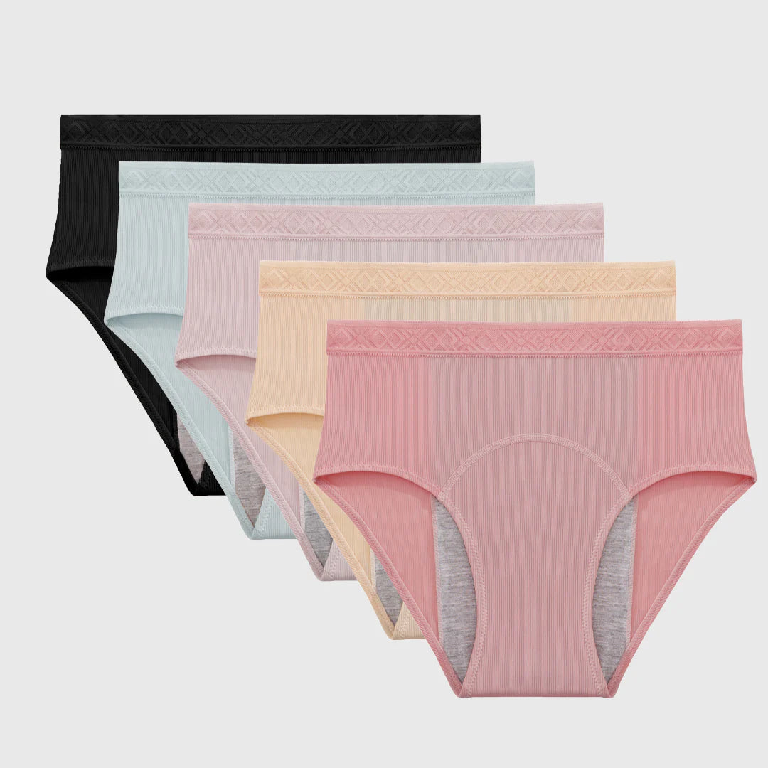 NEW: Hipster Leakproof Underwear (Classic 5-Pack)