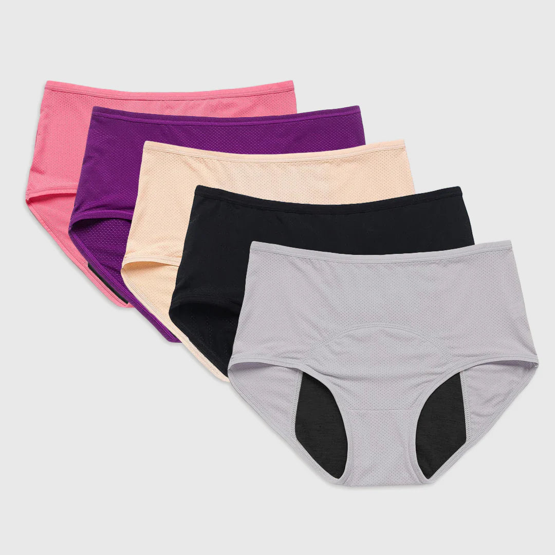 Soft & Secure Leakproof Undies Ultimate Protection (Classic 5-pack)