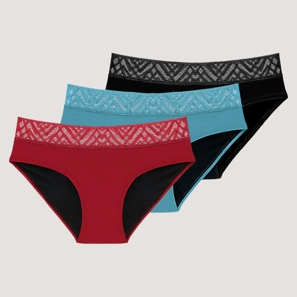 NEW: Leakproof Comfort Lace Undies (3-Pack)