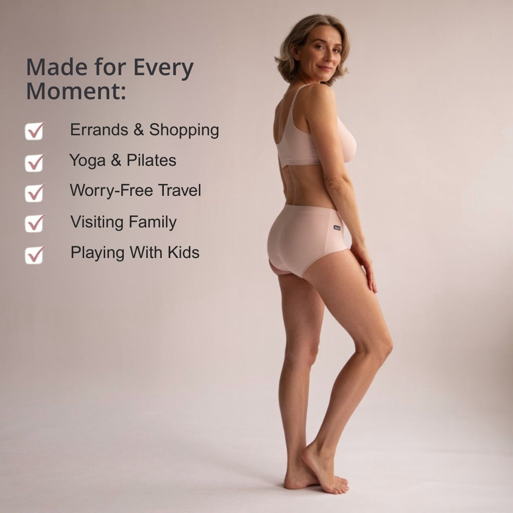 NEW: Leakproof High Waisted Undies Ultimate Protection (Classic 5-pack)